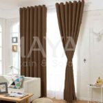 TV Lounge Curtain (Brown Golden)