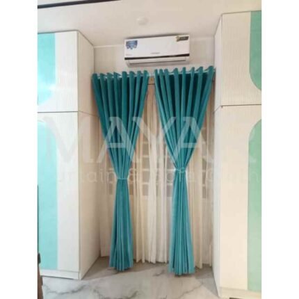 TV Lounge Curtain (Teal 2)