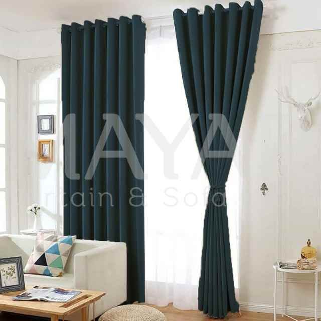 TV Lounge Curtain (Teal)