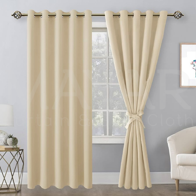 Simple Bedroom Curtains (OFF-WHITE) 