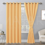 Simple Bedroom Curtains (Peach)