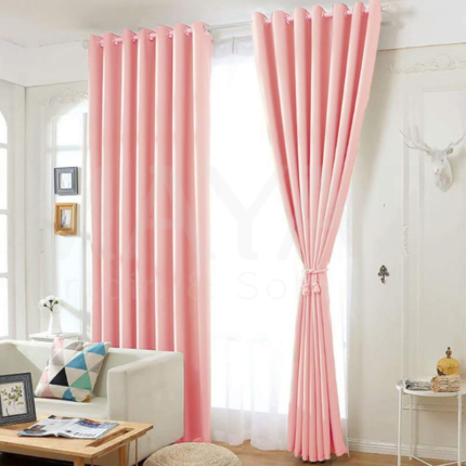 T.V Lounge Curtains (Pink)