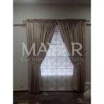 Modern living room curtain